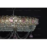 Люстра Кольцо блин розовая в Симферополе