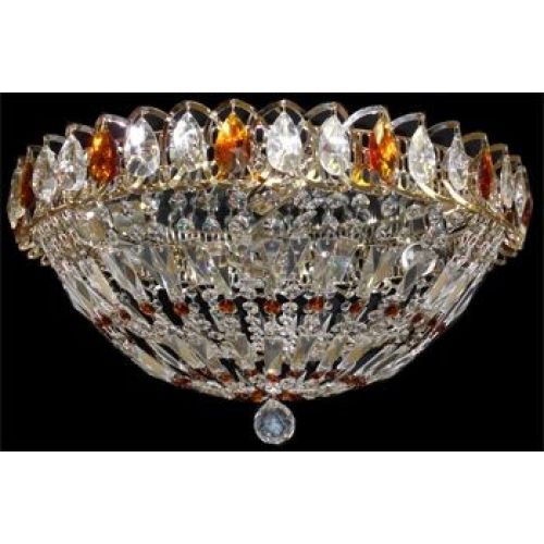 Люстра Водоворот Купол 2 цветная в Симферополе Гусь Хрустальный