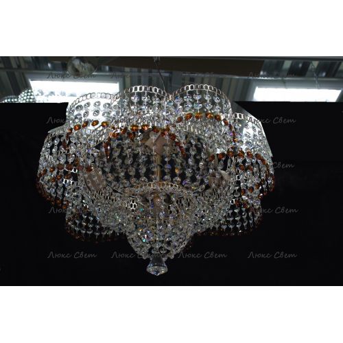 Люстра Лотос чайная в Симферополе Гусь Хрустальный