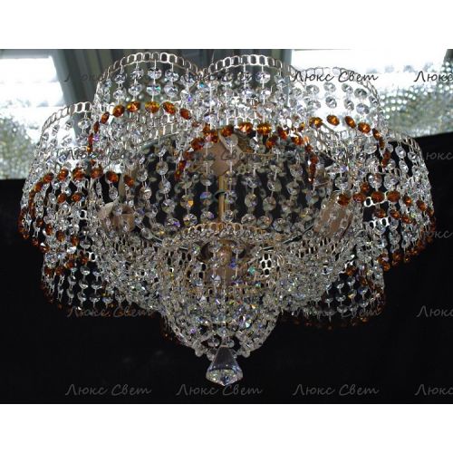 Люстра Лотос чайная в Симферополе Гусь Хрустальный