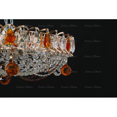 Люстра Водоворот Роза чайная в Симферополе Гусь Хрустальный