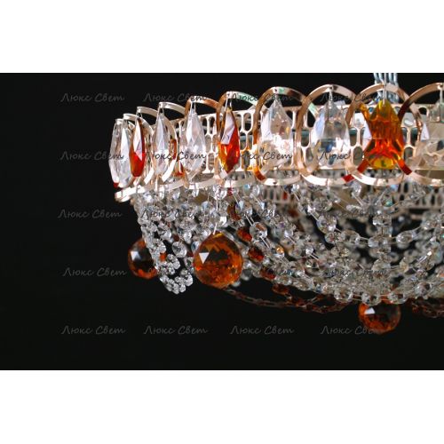 Люстра Водоворот Роза чайная в Симферополе Гусь Хрустальный