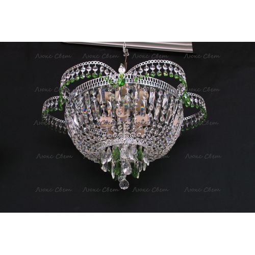 Люстра Ромашка цветная в Симферополе Гусь Хрустальный