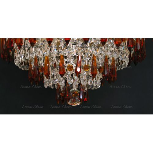 Люстра Ромашка хризантема чайная карандаш большой в Симферополе Гусь Хрустальный