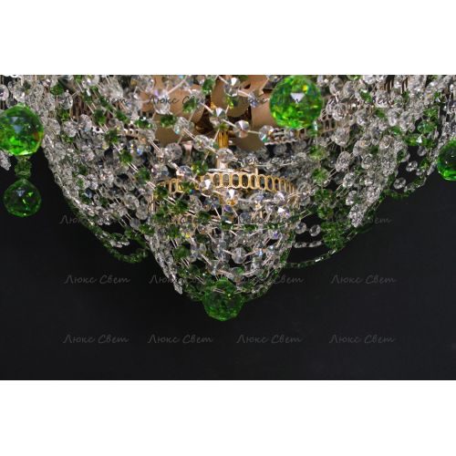 Люстра Ромашка Аленка цветная в Симферополе Гусь Хрустальный