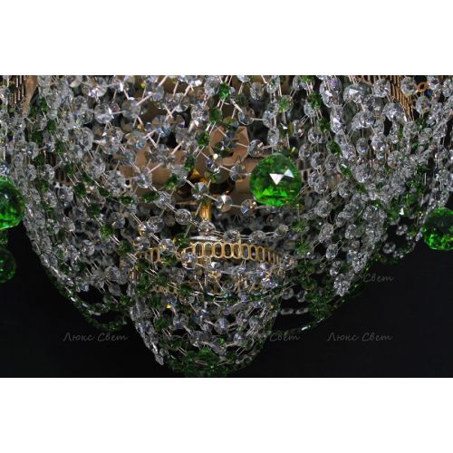 Люстра Ромашка Аленка цветная в Симферополе Гусь Хрустальный