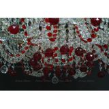 Люстра Водоворот Мария красная  в Симферополе