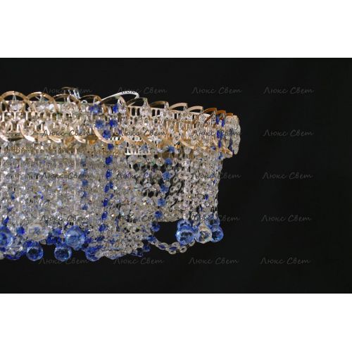 Люстра Водоворот Мария синяя в Симферополе Гусь Хрустальный