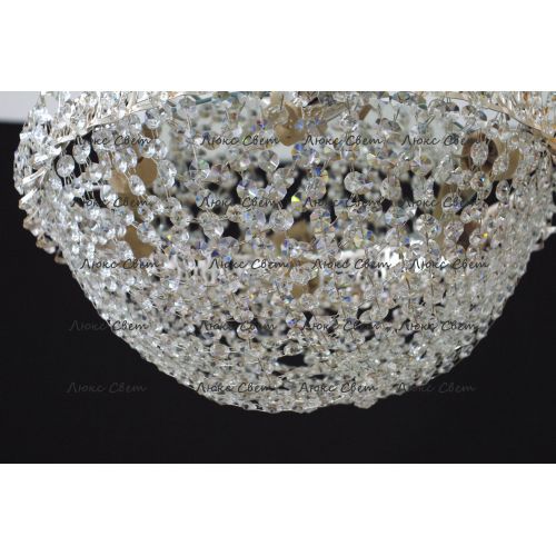 Люстра Водоворот Сетка Обтикон в Симферополе Гусь Хрустальный