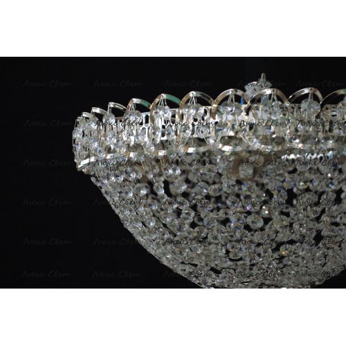 Люстра Водоворот Сетка Обтикон в Симферополе Гусь Хрустальный