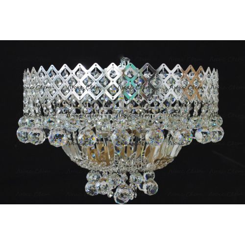 Люстра Водопад корона № 1 в Симферополе Гусь Хрустальный