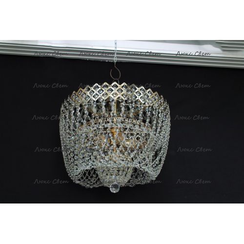 Люстра Водопад корона № 3 в Симферополе Гусь Хрустальный