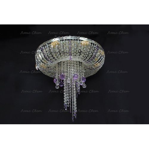 Люстра Анжелика 1 шар 40 мм фиолетовая в Симферополе Гусь Хрустальный