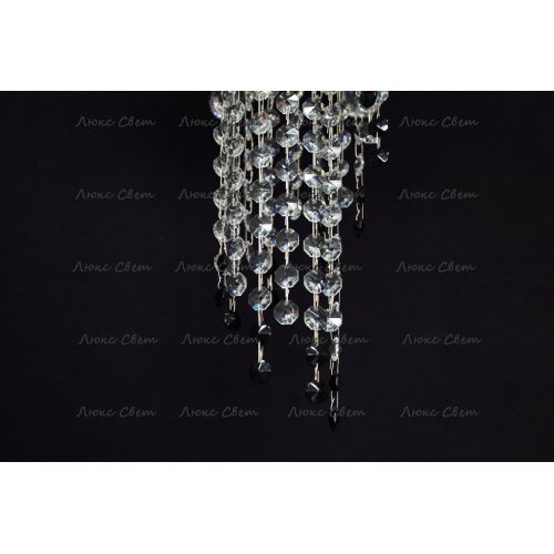 Люстра Анжелика 1 шар 40 мм черная в Симферополе Гусь Хрустальный