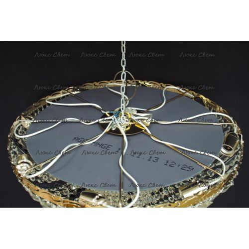 Люстра Анжелика 1 шар 40 мм черная в Симферополе Гусь Хрустальный