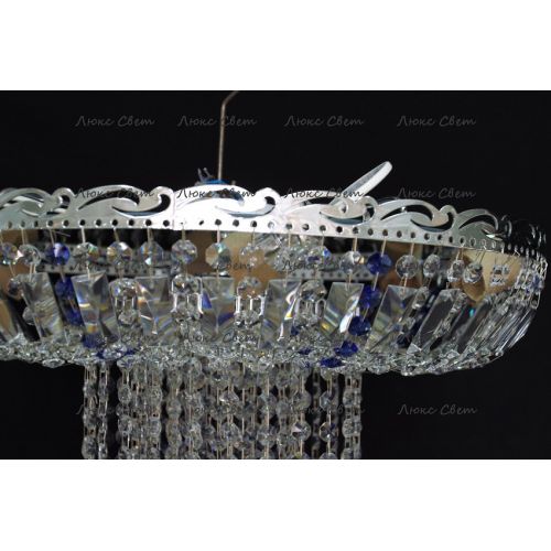 Люстра Анжелика 1 шар 40 синяя в Симферополе Гусь Хрустальный