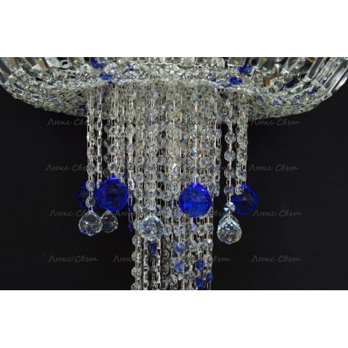 Люстра Анжелика 1 шар 40 синяя в Симферополе Гусь Хрустальный