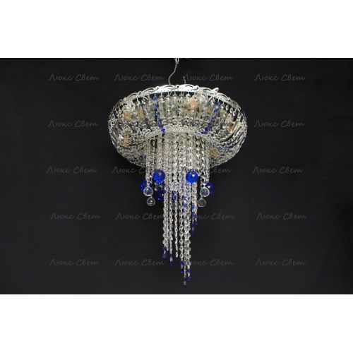 Люстра Анжелика 1 шар 40 синяя в Симферополе Гусь Хрустальный