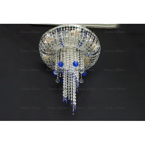 Люстра Анжелика 1 шар 40 синяя в Симферополе Гусь Хрустальный