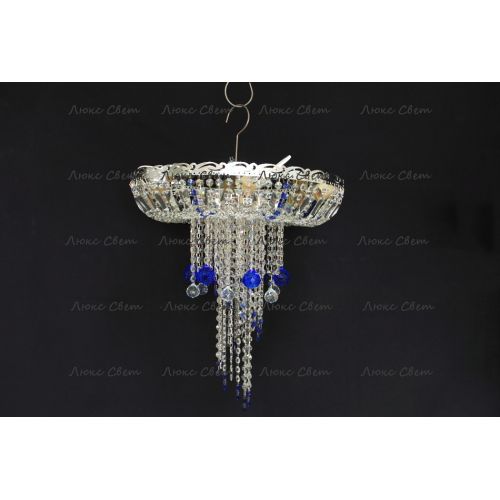 Люстра Анжелика 1 шар 40 синяя в Симферополе Гусь Хрустальный