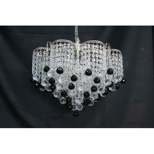 Люстра Ромашка Крона цветная в Симферополе Гусь Хрустальный