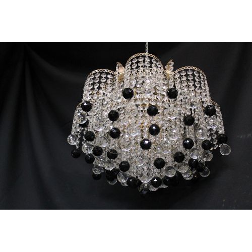 Люстра Ромашка Крона цветная в Симферополе Гусь Хрустальный