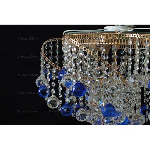 Люстра Космос шар 40 мм синяя в Симферополе Гусь Хрустальный