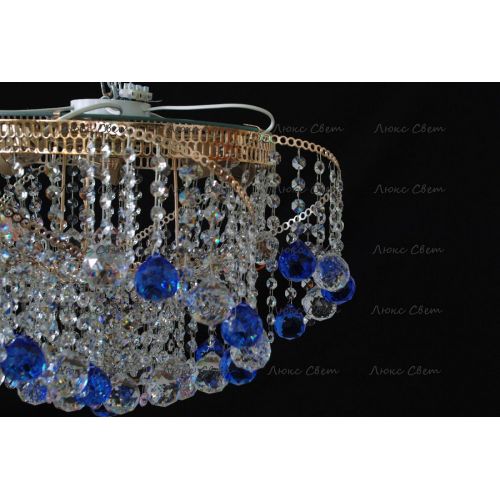 Люстра Космос шар 40 мм синяя в Симферополе Гусь Хрустальный