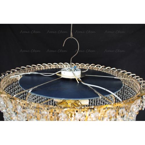 Люстра Водопад длинный в Симферополе Гусь Хрустальный