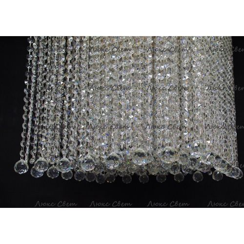 Люстра Квадрат гамма 53 см шар 30 мм  в Симферополе Гусь Хрустальный