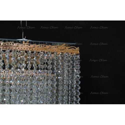 Люстра Квадрат гамма 53 см шар 30 мм  в Симферополе Гусь Хрустальный