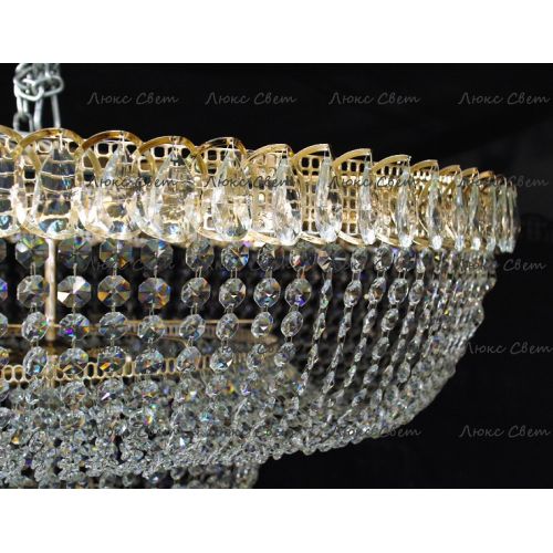 Люстра Водопад камень обтикон в Симферополе Гусь Хрустальный