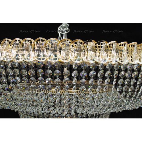 Люстра Водопад камень обтикон в Симферополе Гусь Хрустальный