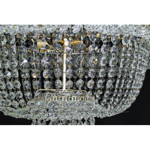 Люстра Водопад камень обтикон в Симферополе Гусь Хрустальный
