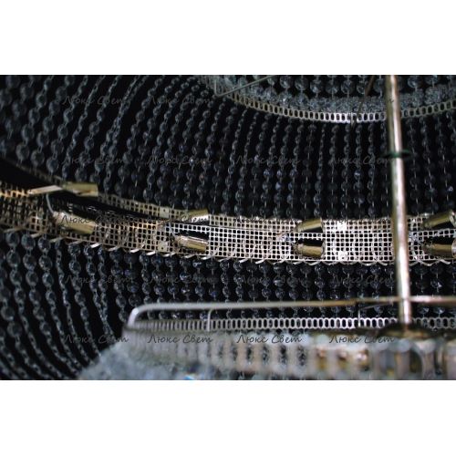 Люстра Водопад камень обтикон в Симферополе Гусь Хрустальный