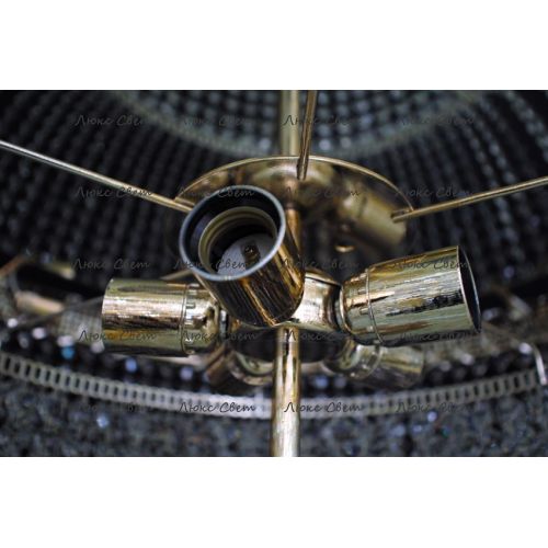 Люстра Водопад камень обтикон в Симферополе Гусь Хрустальный