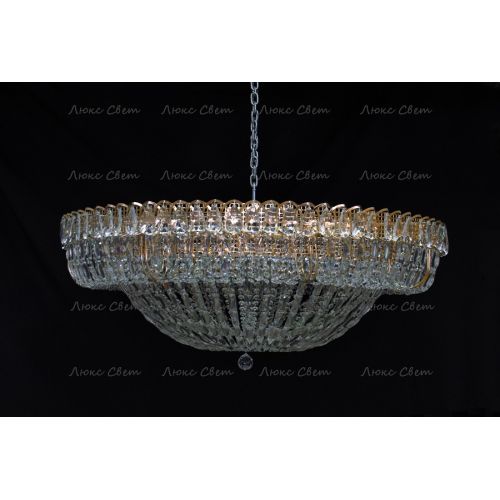 Люстра Кольцо купол 2 - 1000 мм пластина  в Симферополе Гусь Хрустальный