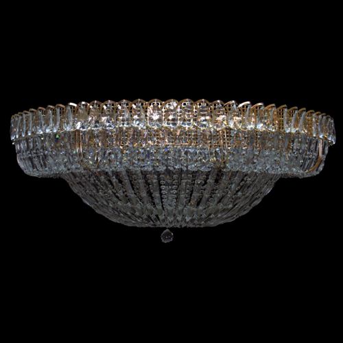 Люстра Кольцо купол 2 - 1000 мм пластина  в Симферополе Гусь Хрустальный