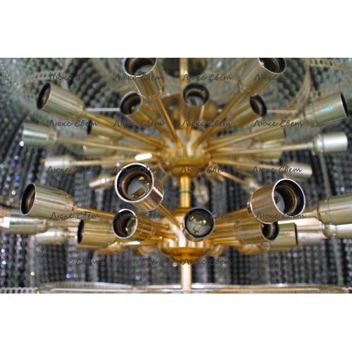 Люстра Лотос 1500 мм в Симферополе Гусь Хрустальный