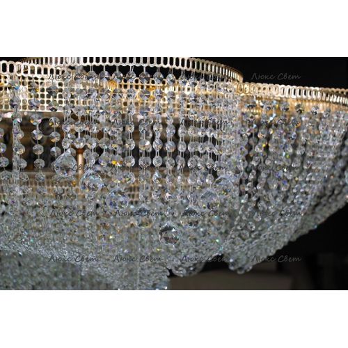 Люстра Лотос 1500 мм в Симферополе Гусь Хрустальный