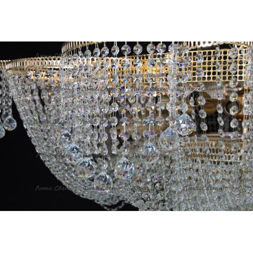 Люстра Лотос 1500 мм в Симферополе Гусь Хрустальный