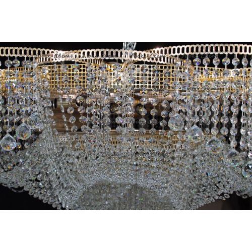 Люстра Лотос 1500 мм в Симферополе Гусь Хрустальный