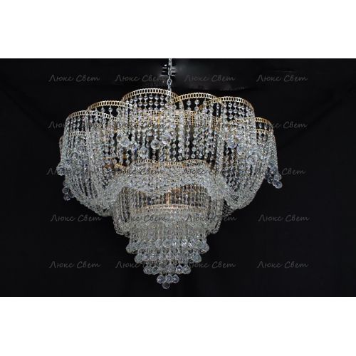 Люстра Лотос 1000 мм  в Симферополе Гусь Хрустальный