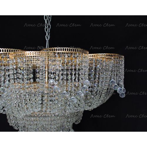 Люстра Лотос 1000 мм  в Симферополе Гусь Хрустальный