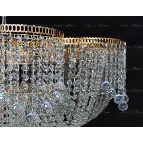 Люстра Лотос 1000 мм  в Симферополе Гусь Хрустальный