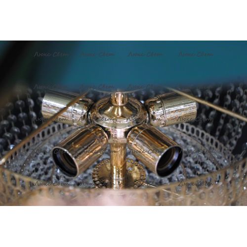 Люстра Лотос 1000 мм  в Симферополе Гусь Хрустальный