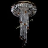 Люстра Анжелика №2 длинная шар 30 мм чайная  в Симферополе