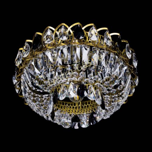 Люстра Астра Бутон №1 черная под бронзу в Симферополе Гусь Хрустальный