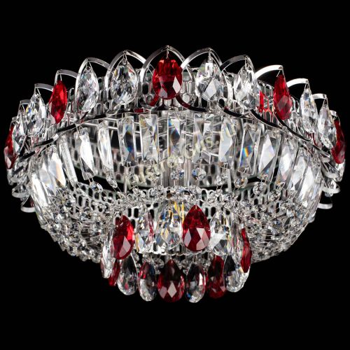 Люстра Астра Бутон №1 красная в Симферополе Гусь Хрустальный