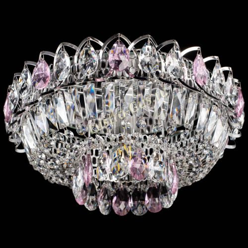 Люстра Астра Бутон №1 розовая в Симферополе Гусь Хрустальный